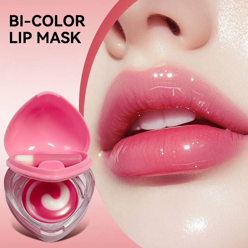 Kids Face Mask - Luckgo Heart Çift Renkli Dudak Maskesi: