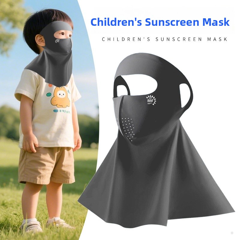Kids Face Mask - Yaz Güneş Korumalı Yüz Maskesi Tam