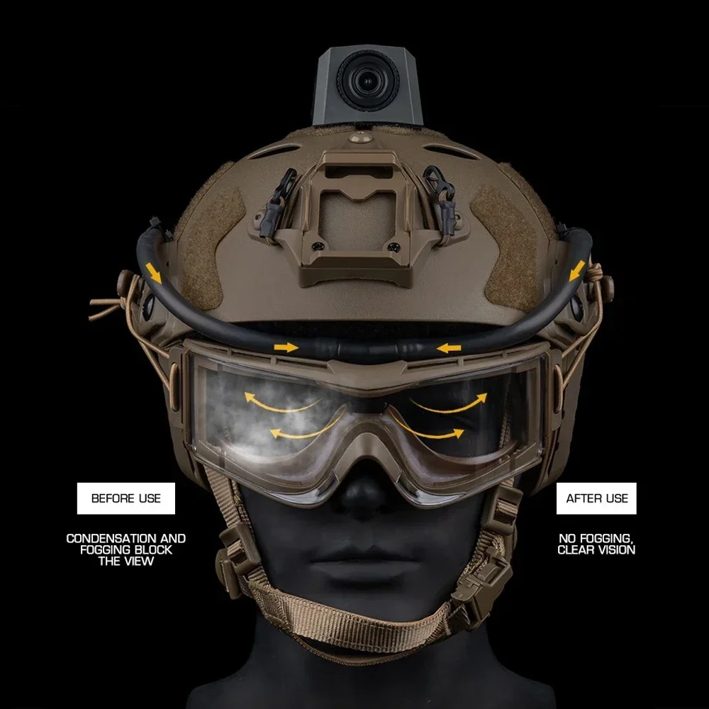 Airsoft Gözlük Buğu Çözücü Buğ - Anti Pollution Mask incelemesi ve fiyatı